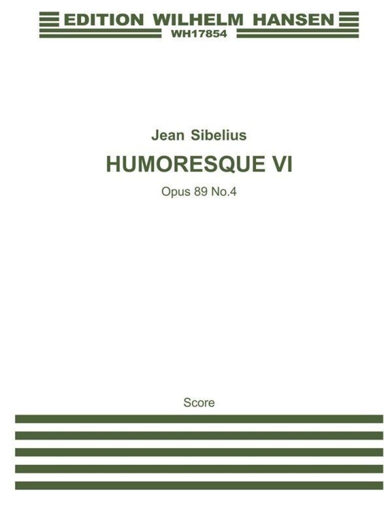 Humoresque No. 6 Op. 89d